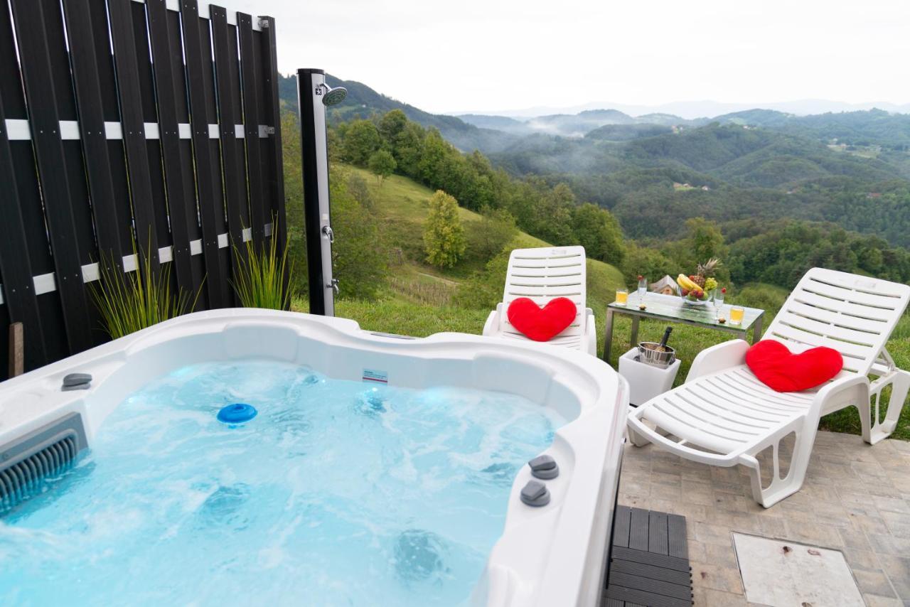 Tanja S Holiday Home In Nature With Sauna And Hot Tub Gorica pri Slivnici Экстерьер фото